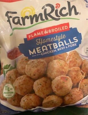 Homestyle Flame Broiled Meatballs
