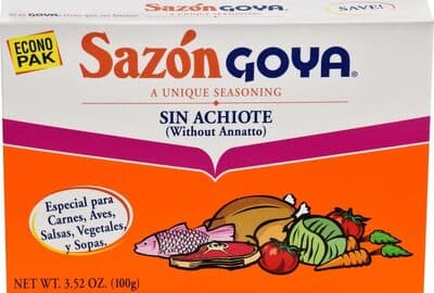 Sin Achiote Without Annatto