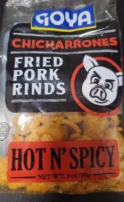 Hot N' Spicy Chicharrones Fried Pork Rinds