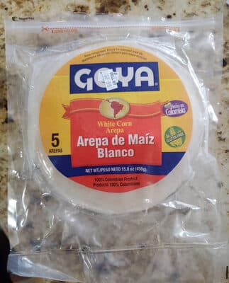 GOYA, WHITE CORN AREPA