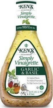 Garlic & Basil Vinaigrette