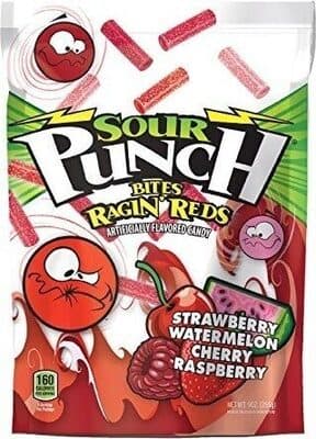 RAGIN' REDS CANDY, STRAWBERRY, WATERMELON, CHERRY, RASPBERRY