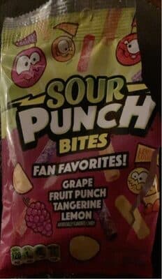 Grape Fruit Punch Tangerine Lemon Flavored Candy