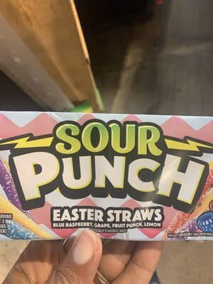 Sour Punch Straws Easter Edition