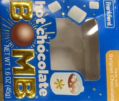 Hot chocolate bomb
