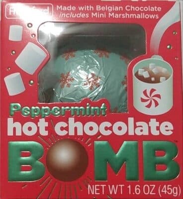 Peppermint Hot Chocolate Bomb