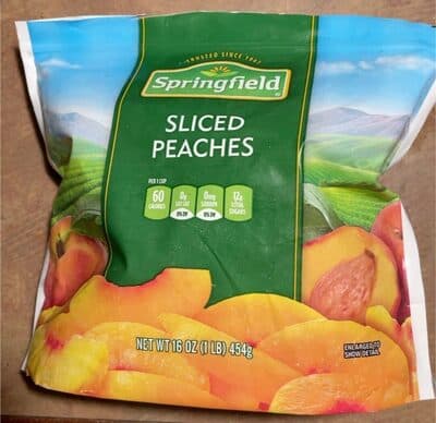 Sliced Peaches