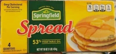 Vegetable Oil Spread