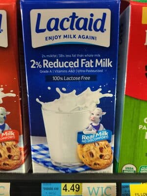 2% Reduced Fat Milk