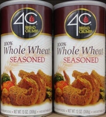 Seasoned With Pecorino Romano Cheese 100% Whole Wheat Bread Crumbs