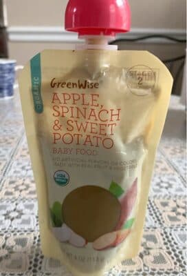 Apple, Spinach & Sweet Potato Baby Food