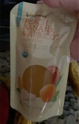 Peach banana & apricot