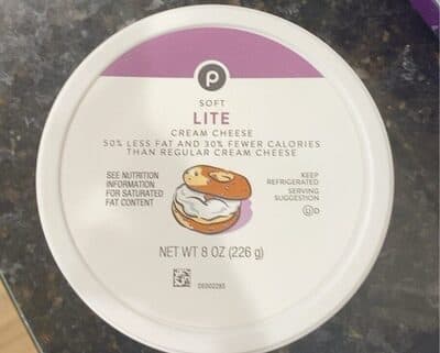 Publix Light Cream Cheese