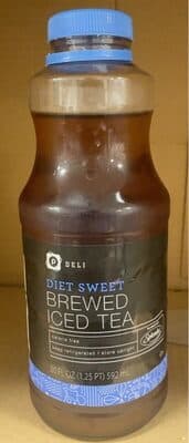 Diet sweet brewed iced tea