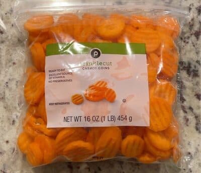 Crinkle Cut Carrot Coins