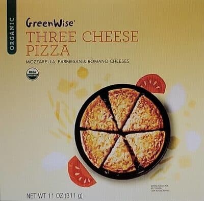 Organic Pizza, Three Cheese