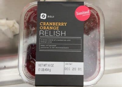 Cranberry Orange Relish