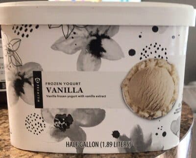 Vanilla Frozen Yogurt with Vanilla Extract