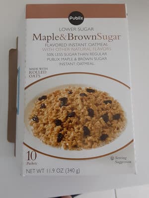 Instant Oatmeal, Maple & Brown Sugar