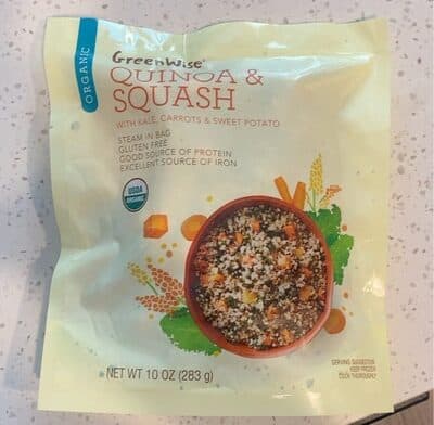 Organic Quinoa & Squash with Kale, Carrots & Sweet Potato