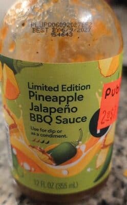 Limited Edition Pineapple Jalapeño Bbq Sauce