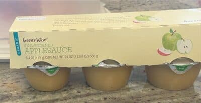 Unsweetened Applesauce