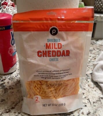 Mild Cheddar Shredded Cheese