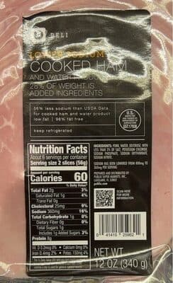 Lower Sodium Cooked Ham