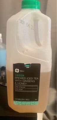 Green Brewed Iced Tea With Ginseng & Honey