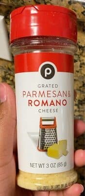 Grated Parmesan & Romano Cheese