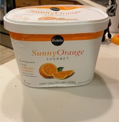 Sunny orange sherbert