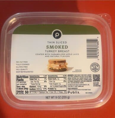 Smoked Thin Sliced Turkey Breast