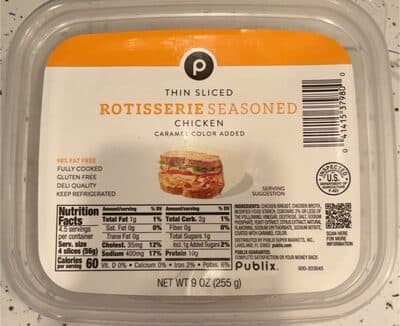 Rotisserie Seasoned Thin Sliced Chicken