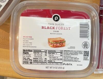 Thin Sliced Black Forest Ham