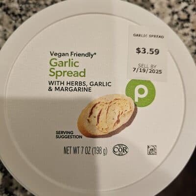 Garlic Spread with Herbs and Margarine