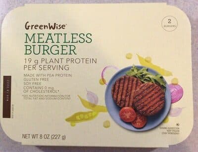 Plant-Based Meatless Burger