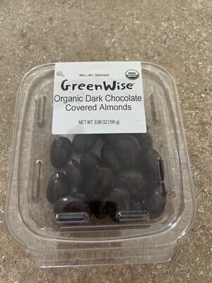 Organic Dark Chocolate Covered Almonds