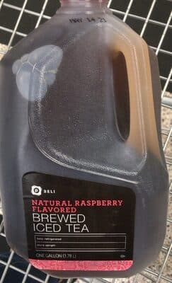 Natural Raspberry Flavored Brewed Iced Tea