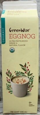 Greenwise Organic Eggnog