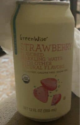Strawberry Flavored Sparkling Water