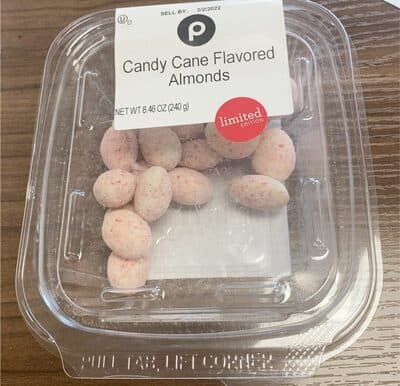 Candy Cane Flavored Almonds