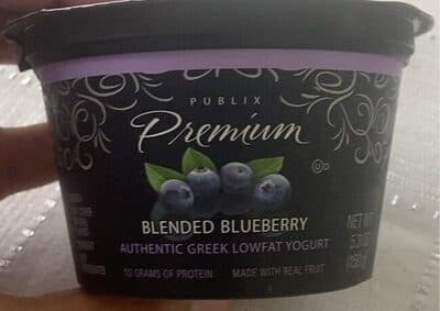 Blended Blueberry Authentic Greek Lowfat Yogurt