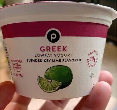 Blended Key Lime Flavored Authentic Greek Lowfat Yogurt
