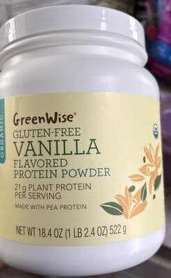 Organic Gluten Free Vanilla Protein Powder