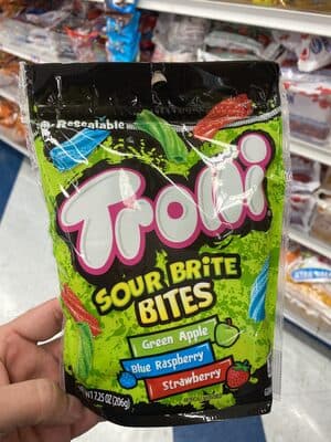 Chewy Candy, Green Apple, Blue Raspberry, Strawberry