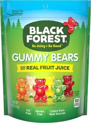 Cherry, Lemon, Pineapple, Orange, Apple, Strawberry Gummy Bears
