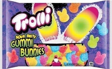 Gummi Bunnies Candy, Lemon, Orange, Grape, Lime, Strawberry, Cherry