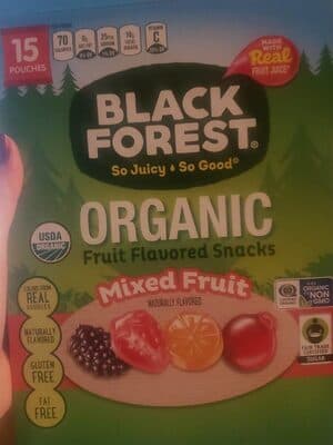 Grape Orange Cherry Strawberry Mixed Fruit Flavored Snacks