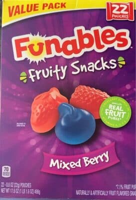 Funables Mixed Berry Fruity Snacks