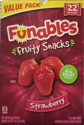 Strawberry Flavored Fruity Snacks